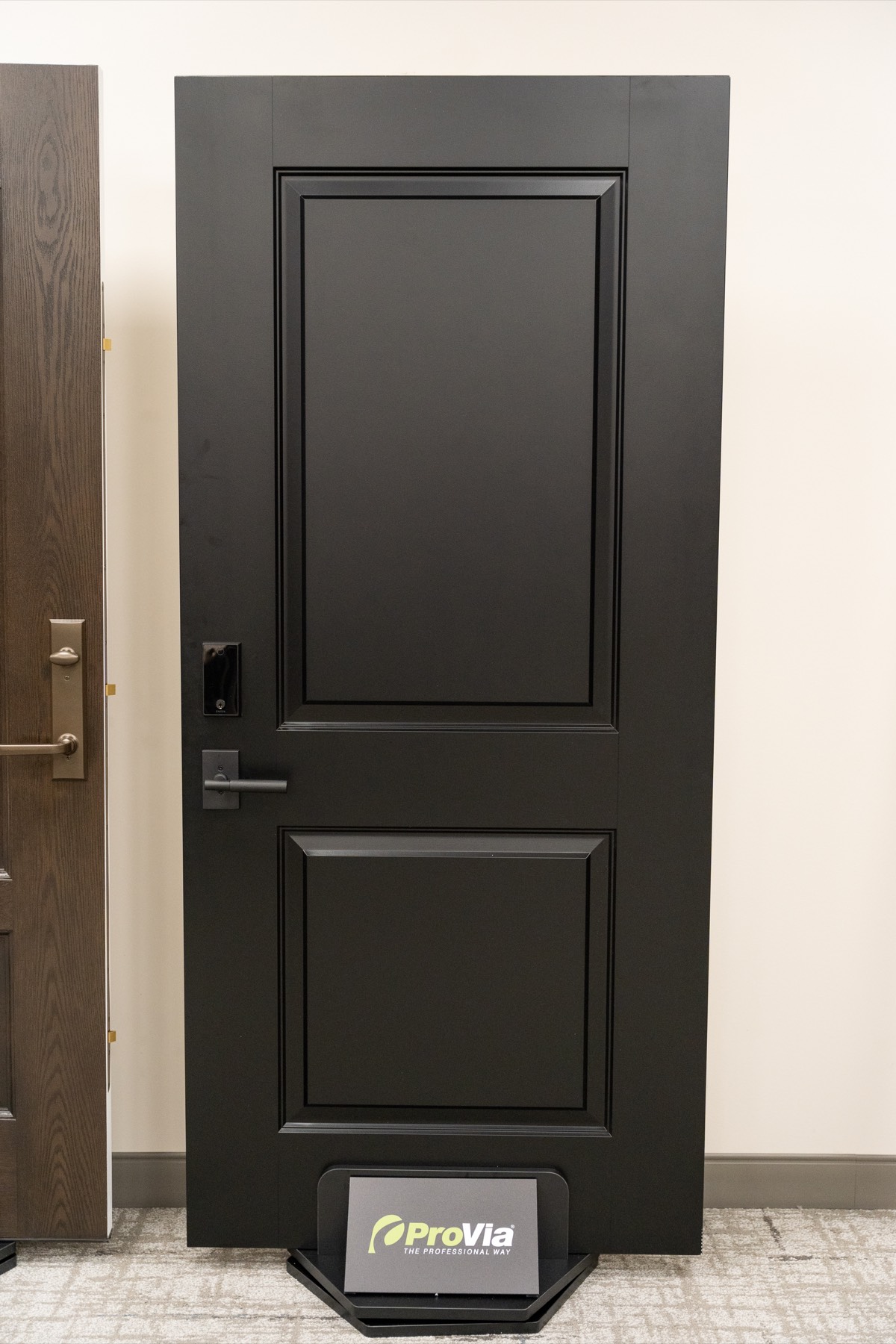 Ascent Smooth 002 Rustic Bronze Black Emtek Empowered 2 Deadbolt exterior entry door style option