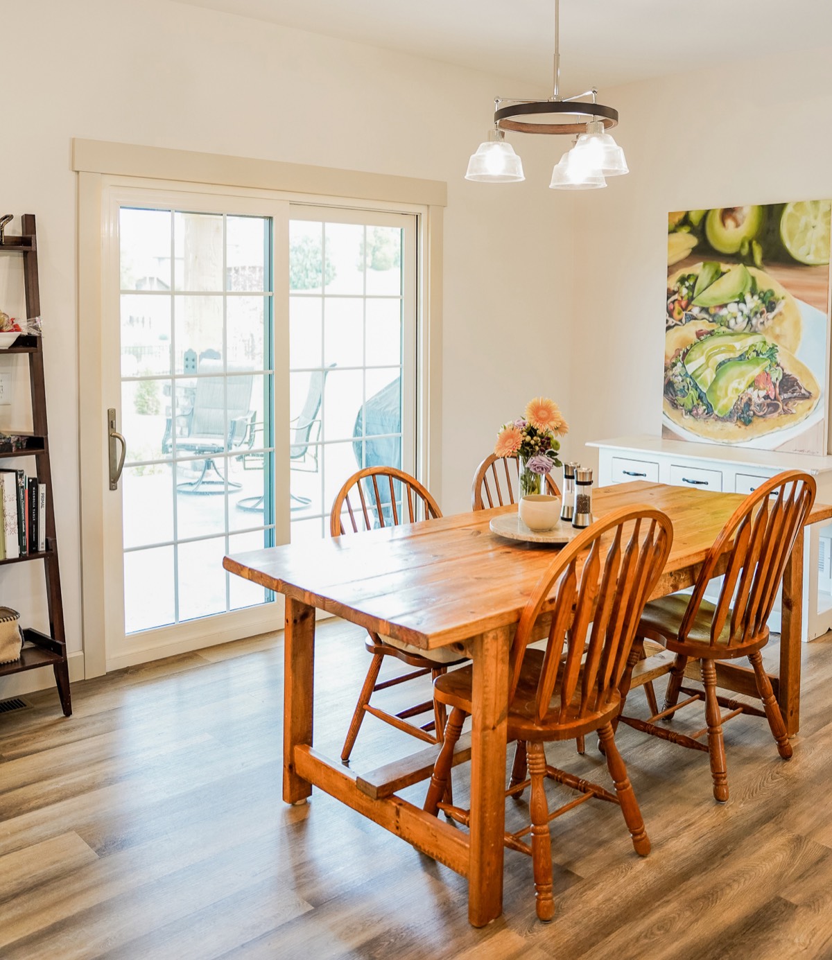 Endure White 2-Lite Patio Door Dining Room patio door style option