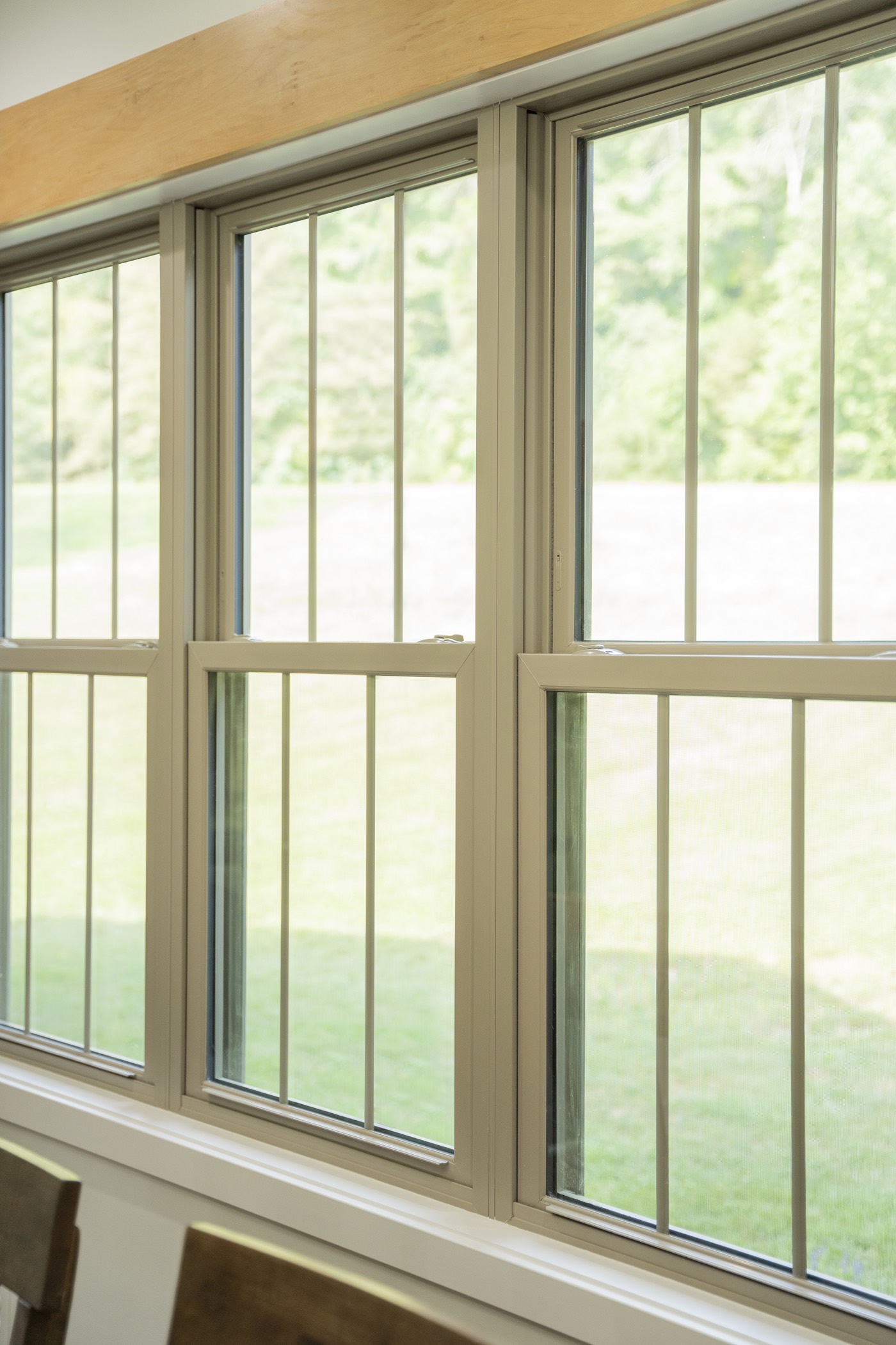 Endure Double Hung Sandstone Flat Internal Grids 3 replacement window style option